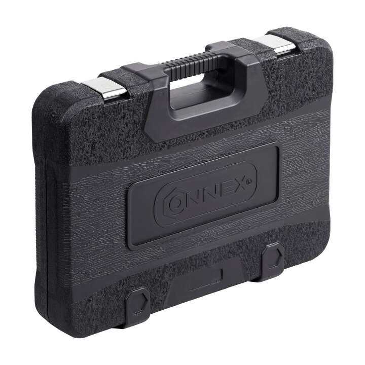 CONNEX Steckschlüsseleinsatz- und Bit-Sortiment 1/2 Zoll + 3/8 Zoll + 1/4 Zoll 216-tlg.